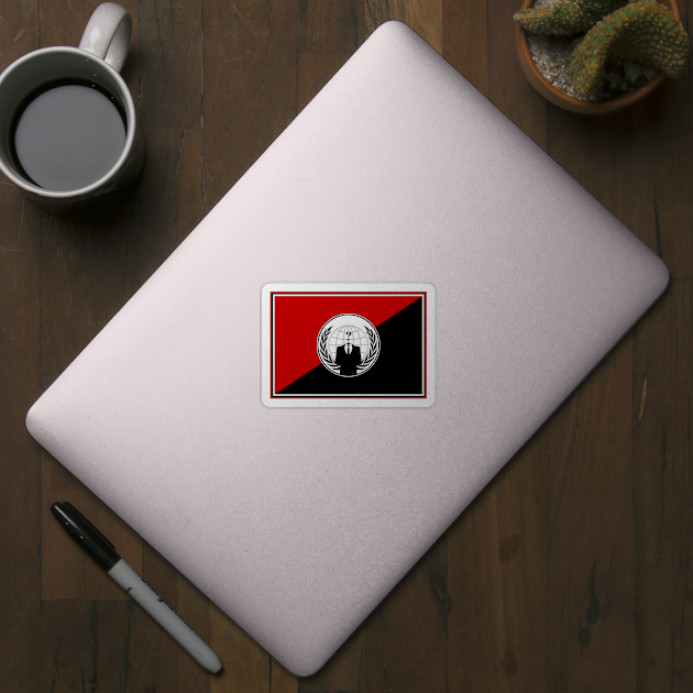 Anonymous (Anarchist Flag) by truthtopower